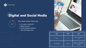 Digital Marketing and Social Media Planning Sheet